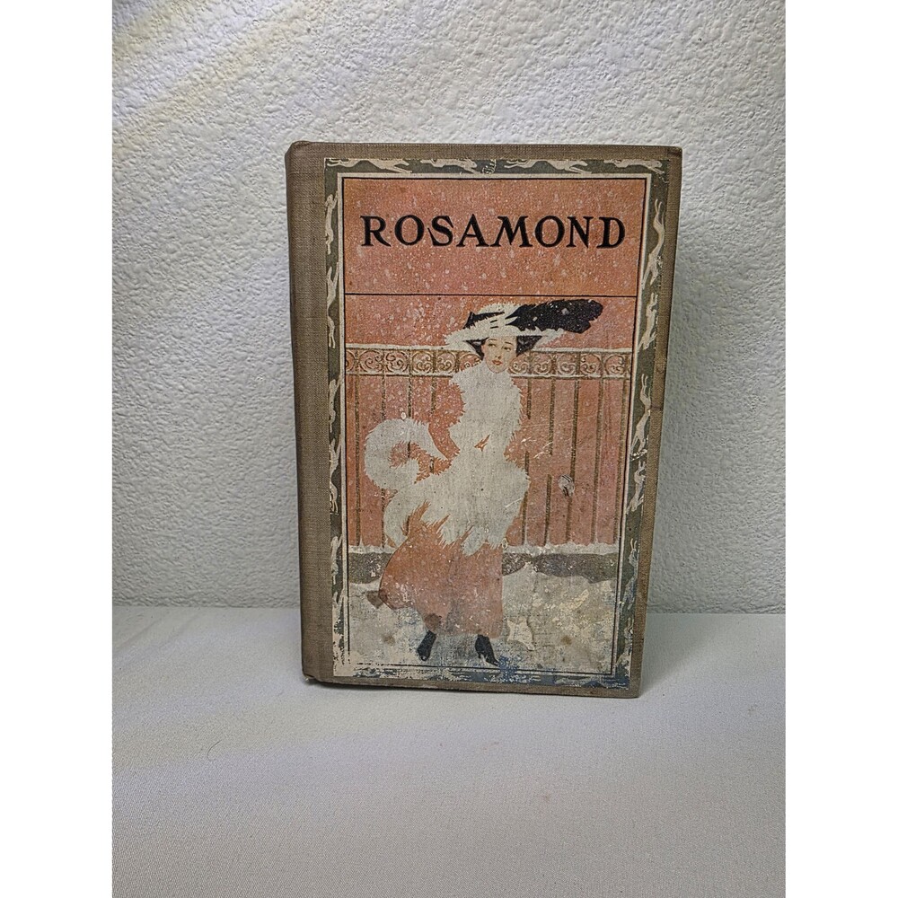 Antique Rosamond Vintage Hardcover Book, Classic Fiction Novel, Illustrated